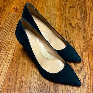 Black Suede Pumps